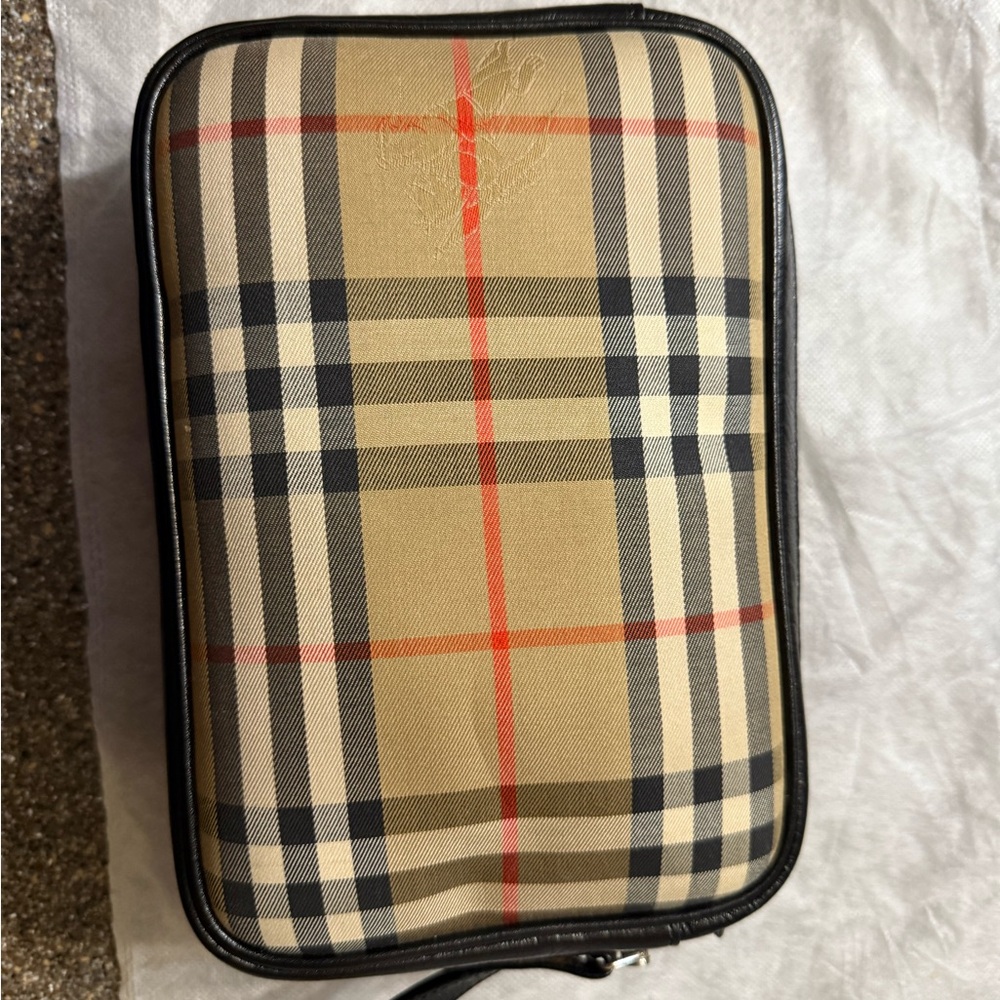 Burberry Vintage Nova Check Plaid Wristlet Bag πβ¨ - Picture 2 of 11